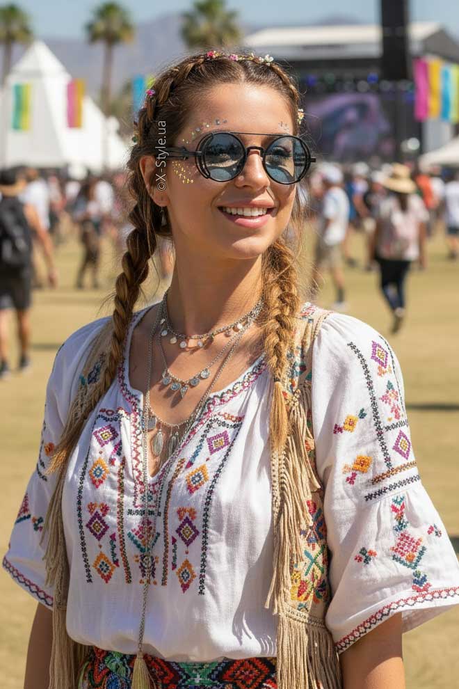 Men's & Women's Futuristic Cyberpunk Blue Glasses + Pouch