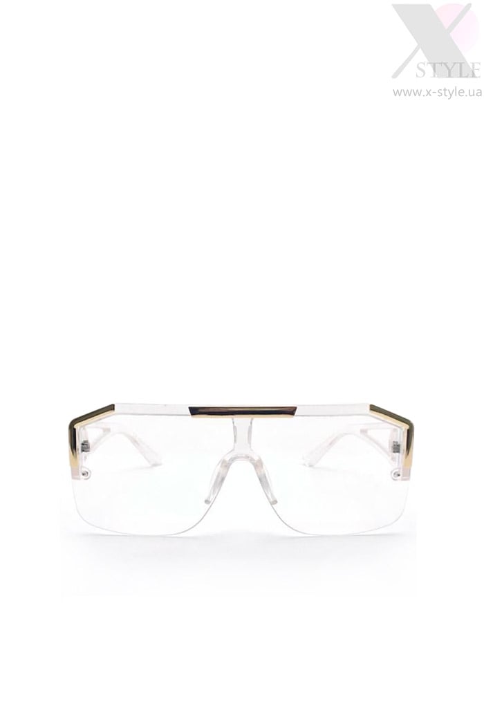 UV400 Clear Square Frame Sunglasses