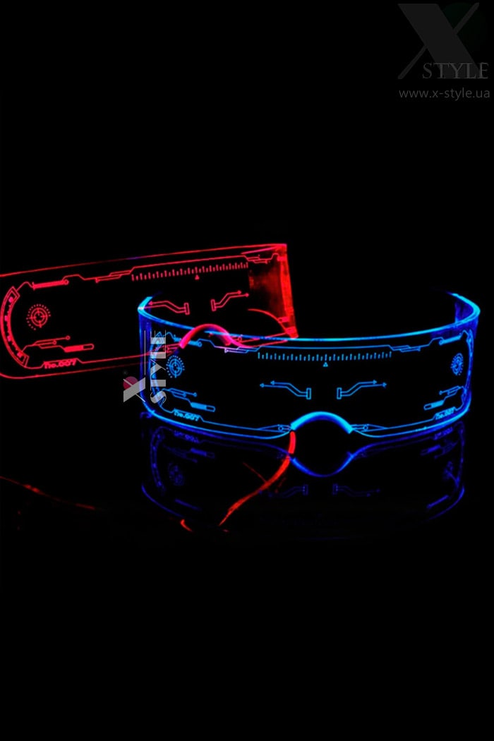 Cyberpunk LED Futuristic Glasses
