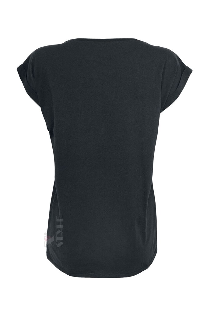 Long Women's T-shirt with Zipped Print