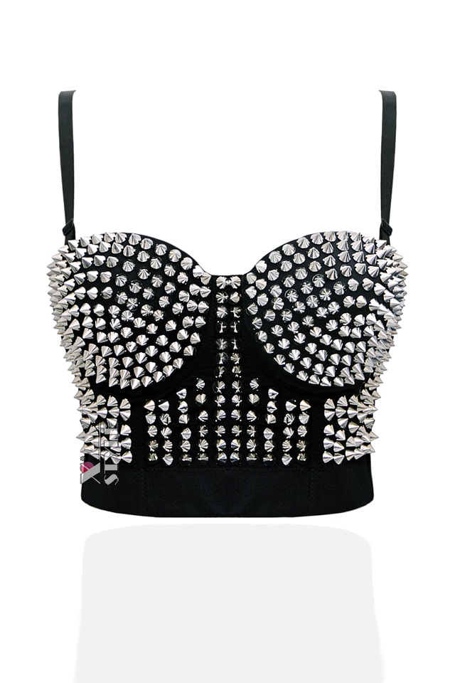 Studded Bustier Top