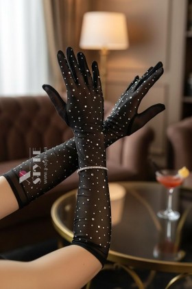 Перчатки с камнями UF-Vintage