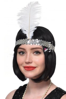 1920s Feather Headband UF4258