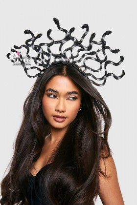 Корона со змеями на обруче Black/Silver Корона со змеями на обруче Black/Silver