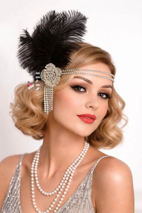 Повязка с камнями Gatsby Girl UF274