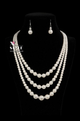 Перлове намисто та сережки UF-Vintage