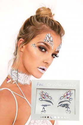 Snow Queen Face and Body Rhinestone Jewels