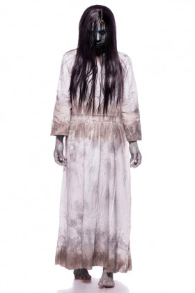 Creepy Girl Carnival Costume (dress, wig)