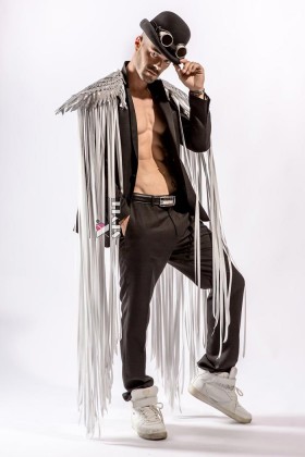 Men's Tassel Cape with Wings