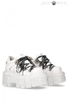 Масивні шкіряні кросівки TANK NAPA BLANCA