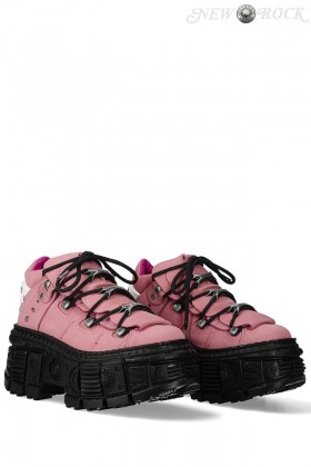 Кросівки з нубуку на платформі NOBUK ROSA