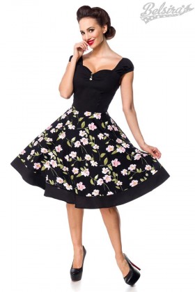 Платье с цветочной юбкой Belsira