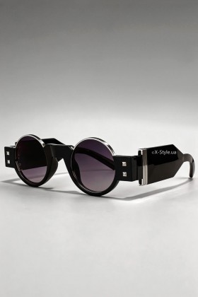 Солнцезащитные круглые очки в массивной оправе Avant-Garde OLIVIER