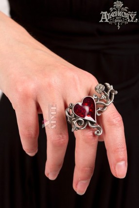Оловянное кольцо с камнями Swarovski AG180 Оловянное кольцо с камнями Swarovski AG180