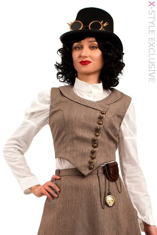 Жилетка женская Steampunk Retro X1016 Жилетка женская Steampunk Retro X1016