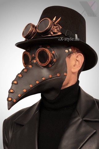 Маска Чумной доктор Steampunk X1074 Маска Чумной доктор Steampunk X1074