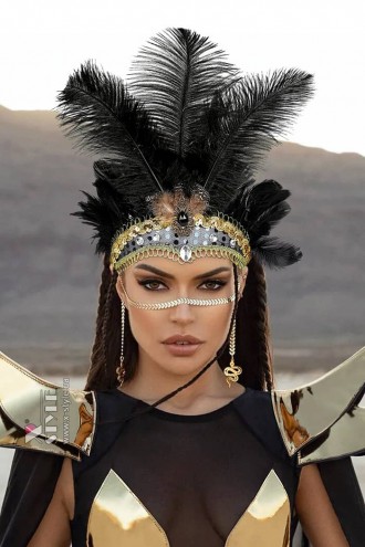 Burning Man Feather Crown (504251)