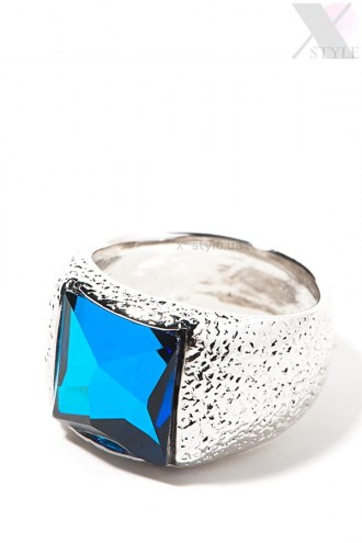 Ювелирное кольцо Swarovski с серебрением и родием (708208)