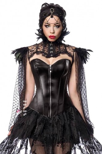 Black Leather Corset X1170 (121170)