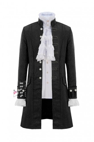 Men's Steampunk Costume Trench Coat (205004)
