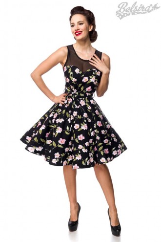 Платье в стиле Ретро с цветочным узором B5516 (105516)