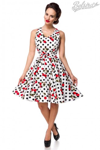 Платье в стиле Pin-Up с узором "вишенки" Belsira (105517)