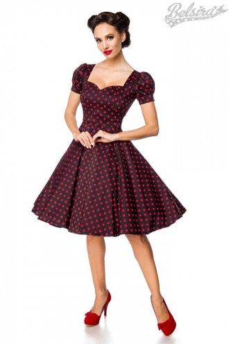 Belsira Polka Dot Rockabilly Dress (105555)