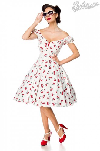 Rockabilly Cheries Short Sleeve Dress (105552)