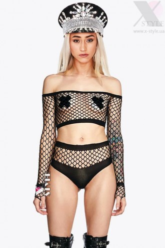 Mesh Set (Top, Shorts and Nipple Patches) (135041)