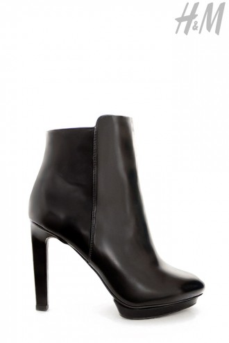 H&M Pointed Toe High Heel Ankle Boots (310037)