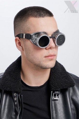 Карнавальні окуляри-гогли Стімпанк, унісекс (905129)