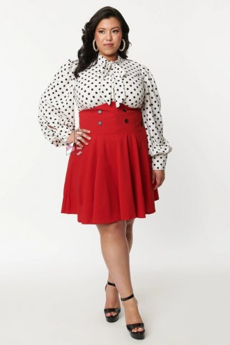 Retro Corset Skirt Plus Size (1071332)