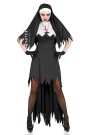 Nun Costume with Gloves and Pendant