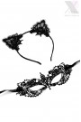 Lace Mask and Cat Ears Set X0172