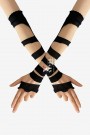 Fingerless Gloves with Slits Y2K CC1225