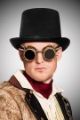 Men's Top Hat with Goggles C1138