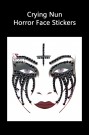 Crying Nun Horror Face Stickers