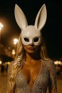 White Bunny Mask CC1092