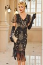 Элегантное платье Gatsby с рукавами-крылышками