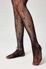 Fishnet Tights with Crosses KC4159