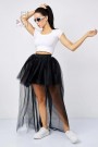 Фатинова спідниця-шлейф жіноча X7227