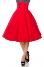 Красная юбка в стиле Ретро