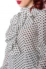 Ретро-блузка в горошек Belsira (101160) - оригинальная одежда
