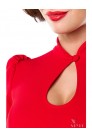 Червона блузка в стилі Ретро (101189) - оригинальная одежда