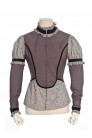 Steampunk Blouse with Jabot and Paisley Pattern (101244) - 7