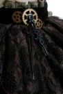 Steampunk Blouse with Jabot and Paisley Pattern (101244) - оригинальная одежда