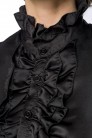 Черная блуза с высоким воротником Mask Paradise (101246) - оригинальная одежда