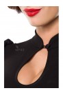 Ошатна чорна блуза в стилі Ретро B187 (101187) - цена
