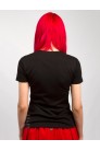 Черная трикотажная блуза с V-образным вырезом X1180 (101180) - цена