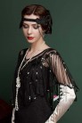 Elegant UF-Vintage Sequin Shawl Cape (104139) - оригинальная одежда